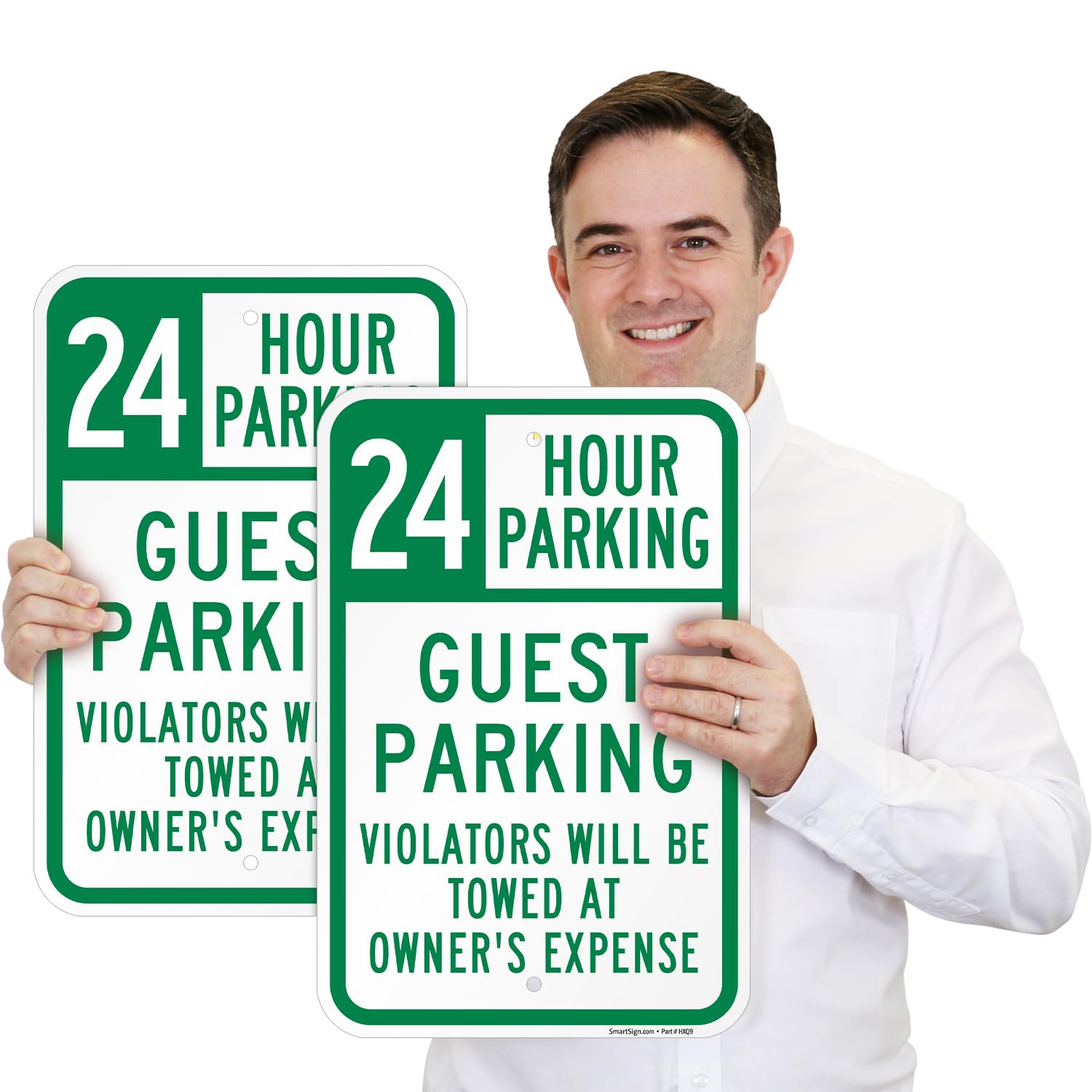 SmartSign "Tenant Parking Only - Violators Will Be Towed Away At Vehicle Owner's Expense" Sign | 12" X 18" Aluminum