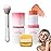 Cream Blush Stick with Brush and Makeup Sponge,Waterproof Multi Cream Makeup Stick,Lightweight,Long-lasting,2 in 1 Multi Blush for Cheeks & Lip Tint & Eyeshadow N