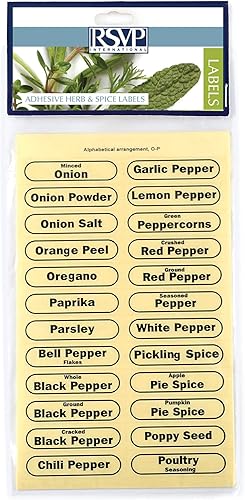Miniatura 10 de Etiquetas adhesivas de especias y hierbas Redonda Transparente