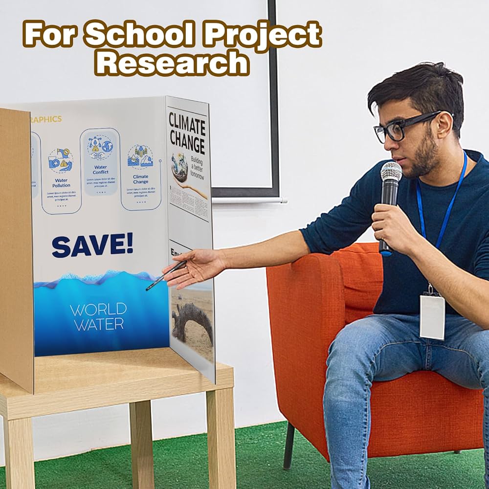 Amazon.co.jp: 三つ折りポスターボード8枚 - L 40インチ x 28