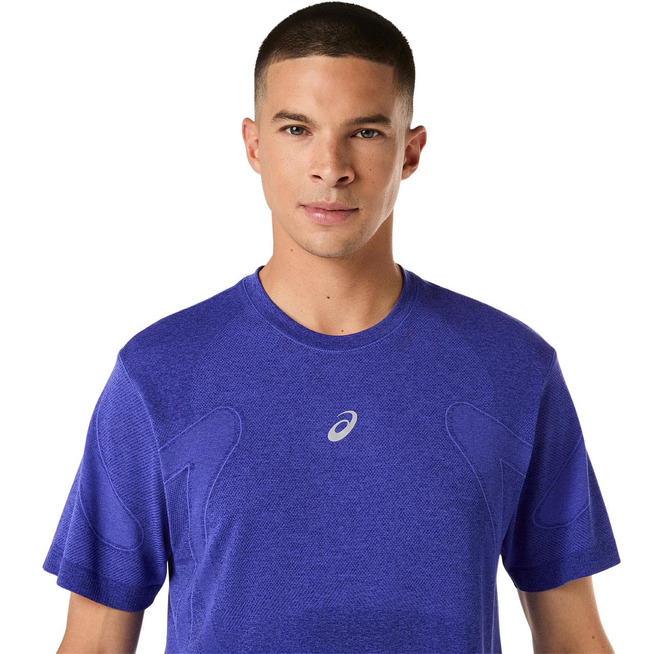 ASICS Road Seamless Laufshirt Herren blau - Cobalt Burst/Eggplant S