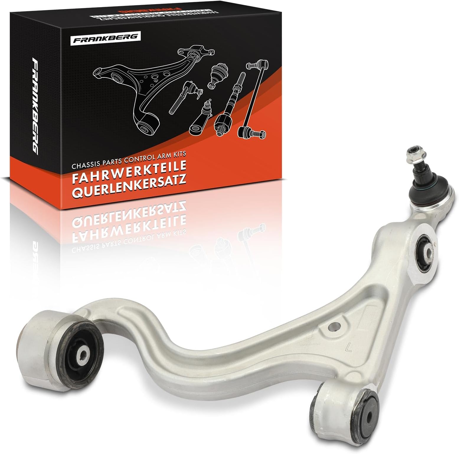 Frankberg Control Arm Triangular Control Arm Compatible with P.A.N.A.M.E.R.A 2014-2016 Control Arm Kit Aluminium Front Left Lower Replacement # 97034105324