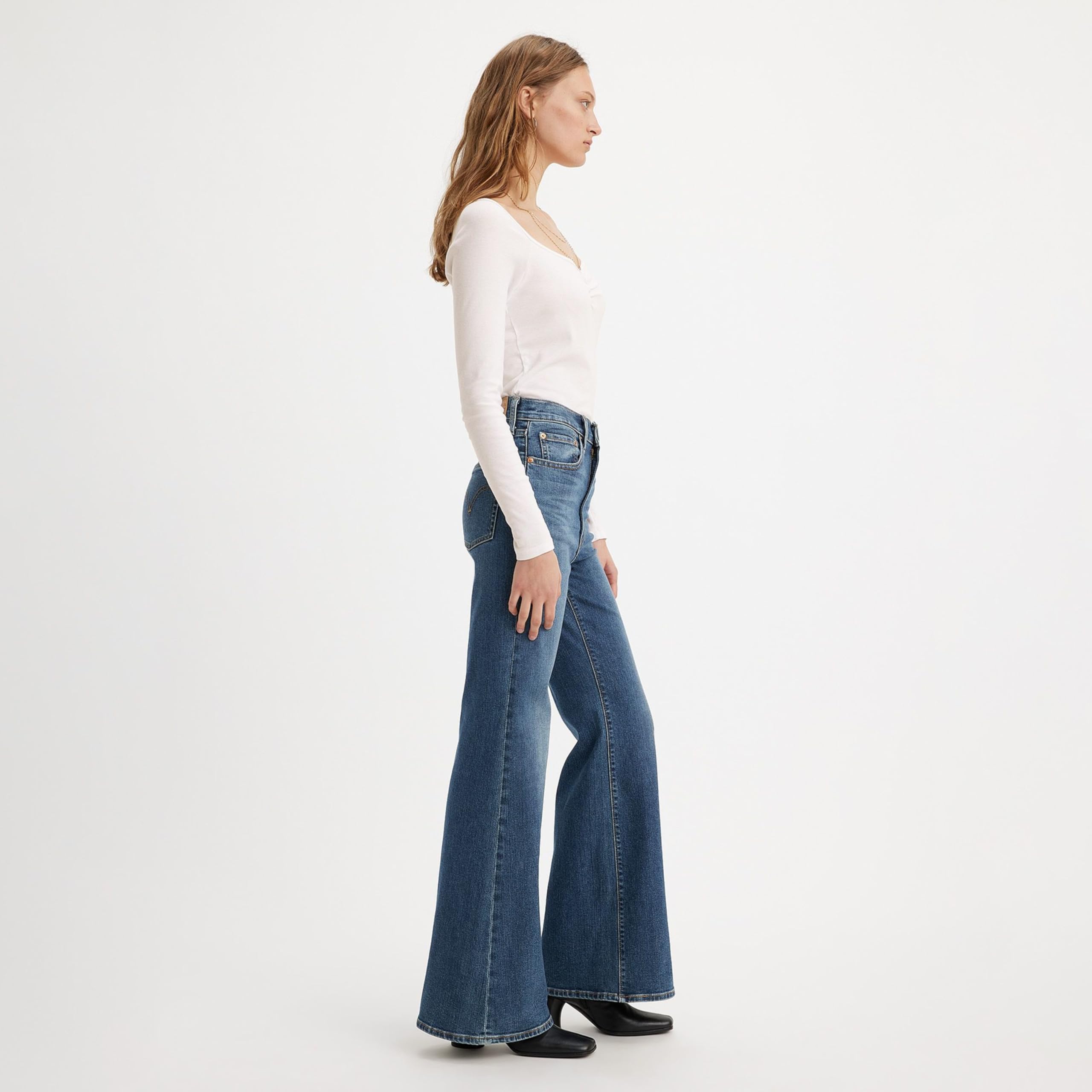 Levi's Ribcage Bell Bottom Jeans - Jeans Mujer