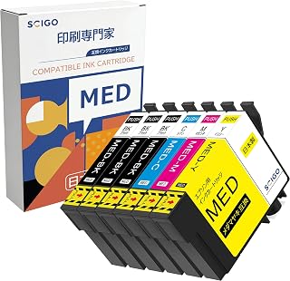 MED-4CL 日本製 エプソン用 インク MED メダマヤキ EW-056A EW-456A プリンター インク 互換インク 6本 | ew-056a ew-046a med-4cl メダマヤキ めだまやき インク
