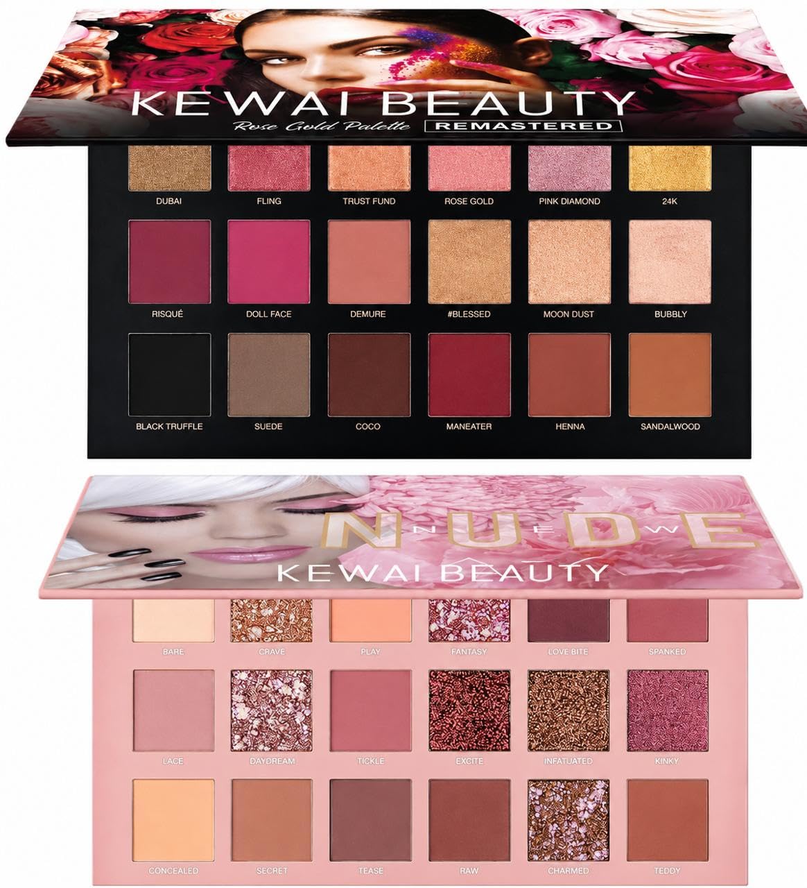 Eyeshadow Palette Combo Makeup Kit Set | 36 Nude Matte & Shimmer Eyeshadow | Blendable Long Lasting Makeup Palette | Nude & Vibrant Shades for Party, Bridal & Daily Wear-image-15