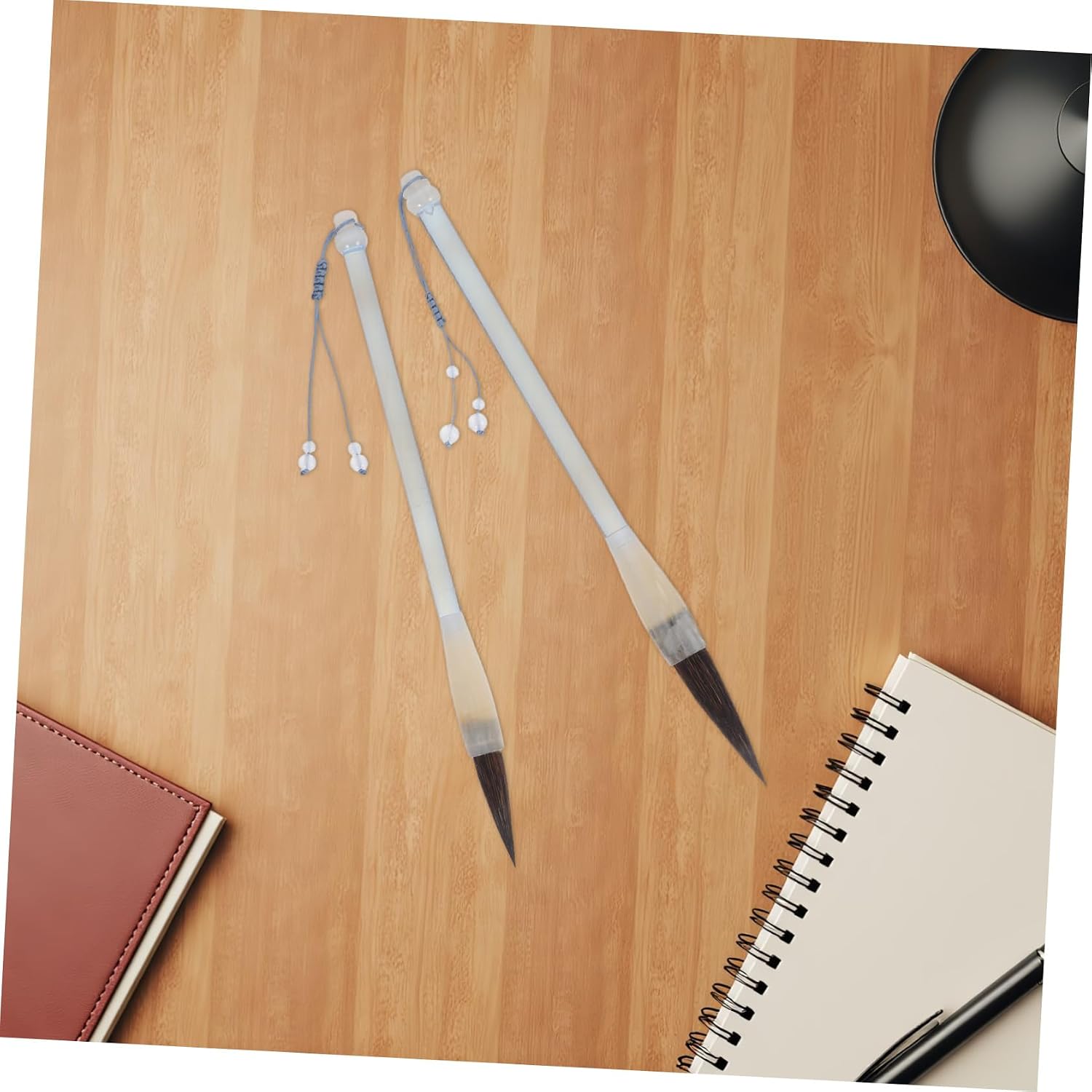 Chinese Calligraphy Brush Pens Maobi Set for Beginners, 2pcs