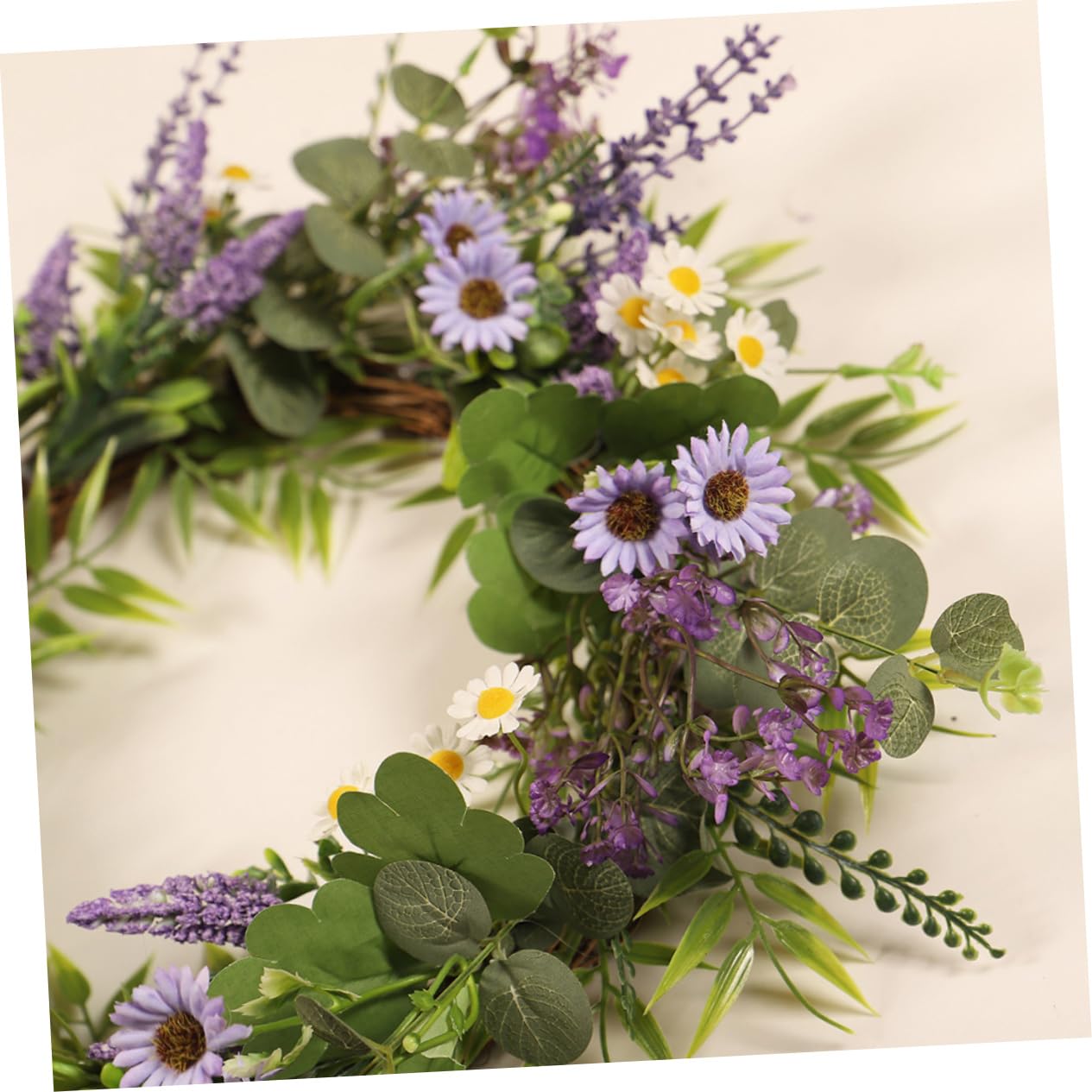 Ghirlanda per Porta Appendibile Elegante Ghirlanda da Porta Primaverile Multifunzione Decorazione per Finestre