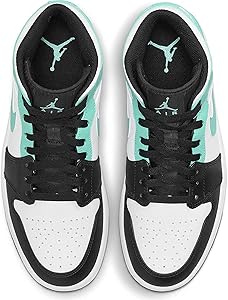 [ナイキ] エア ジョーダン 1ミッドAIR ミッドホワイト/トロピカルツイスト JORDAN BRAND AIR JORDAN 1 MID WHITE/TROPICAL TWIST-BLACK