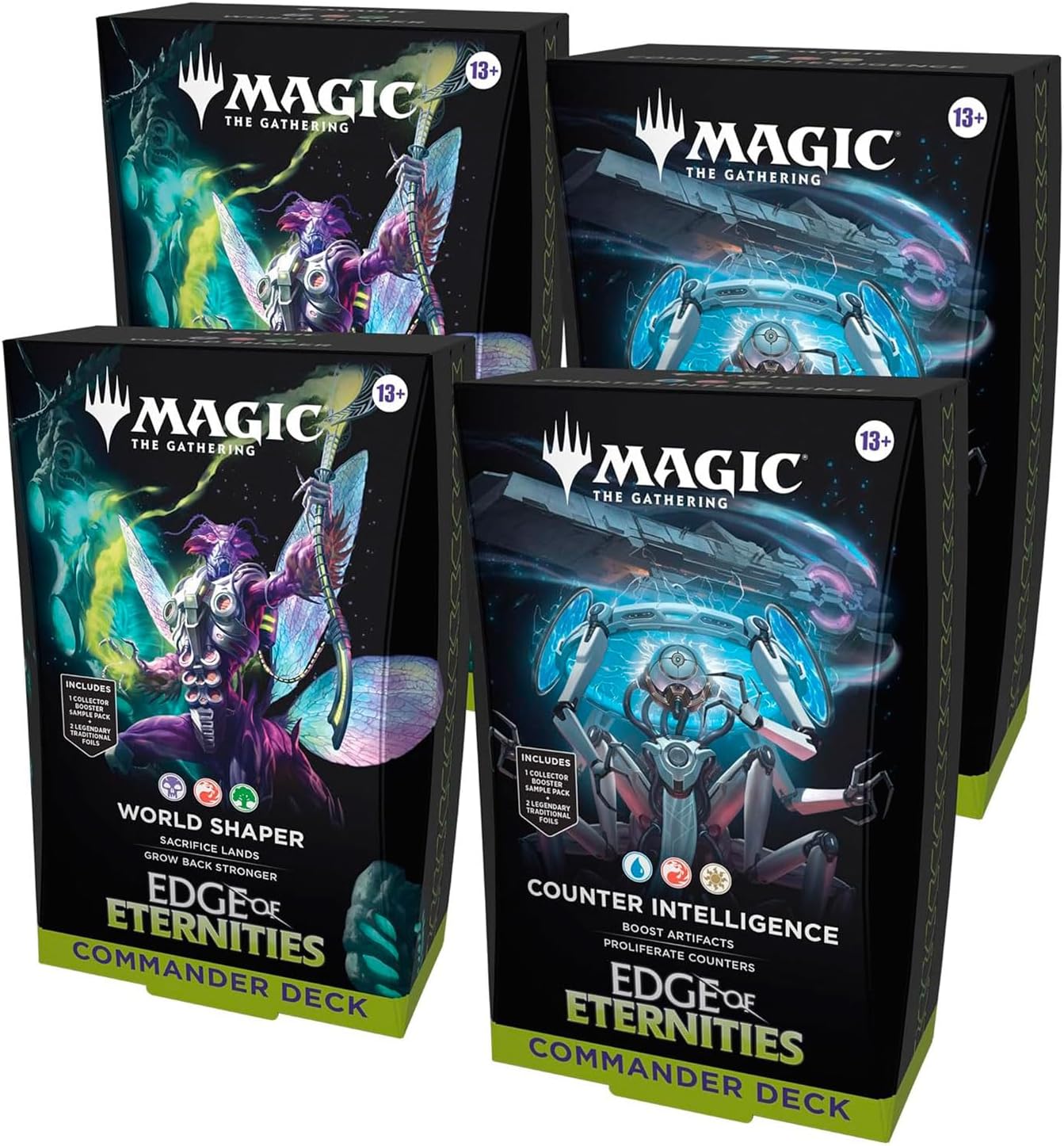 Magic The Gathering TCG: Edge of Eternities Commander Decks - Set of 2 Decks