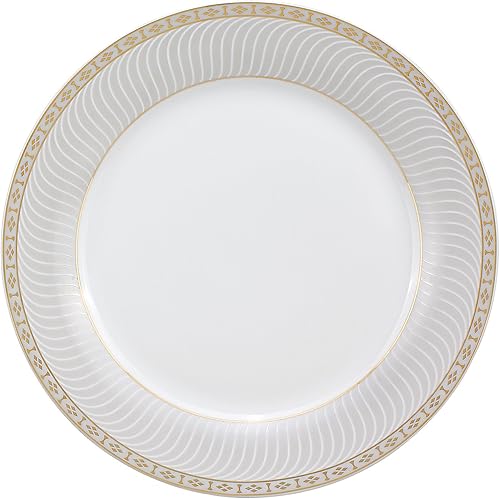 Miniatura 2 de Lorren Home Trends Alina-GD - Juego de vajilla de porcelana de 57 piezas, servicio para 8