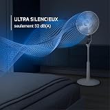 Rowenta Turbo Silence Extreme VU5690F0 Pedestal Fan White - 4