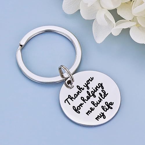 Miniatura 4 de SANNYRA Llavero de acero inoxidable con colgante de regalo inspirador para mujer