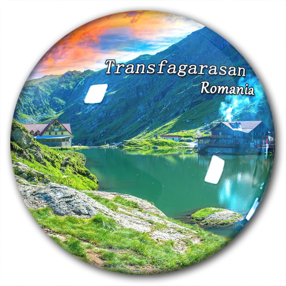 Afghanistan-0001 Romania Transfagarasan Fridge Magnet Refrigerator Stickers Decorative Magnet Travel Souvenir Glass