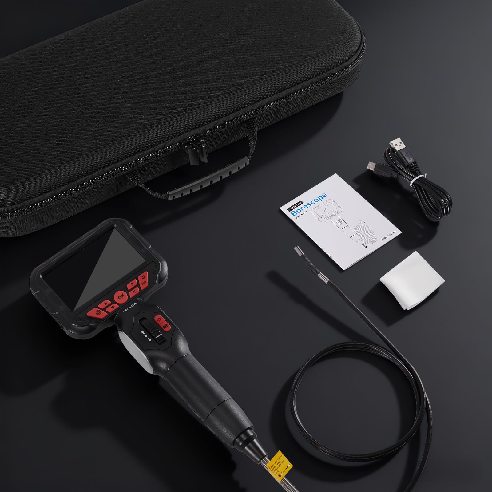 5.5mm Articulating Borescope for Mechanic Automotive Wall Inspection — Amazon image 7