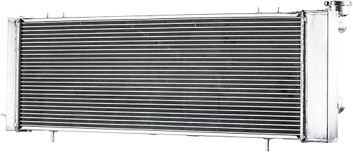 Miniatura 2 de Radiador de aluminio CU1193 para 1991-2001 Jeep Cherokee Comanche Wagoneer XJ 2.5 L4 4.0 L6 Radiador de gas 3 radiadores de núcleo de fila