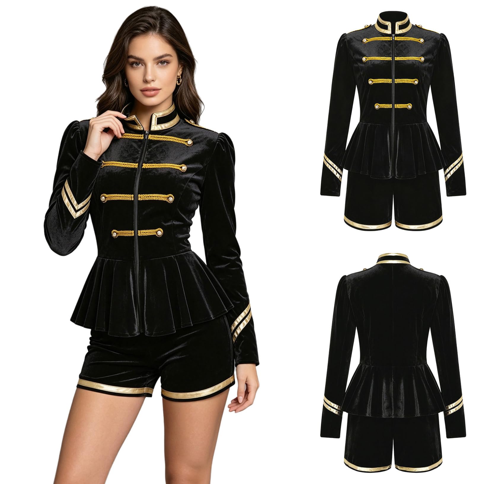 Kaerm Donna Costume Da Direttrice Di Circo Abbigliamento Domatrice Circus