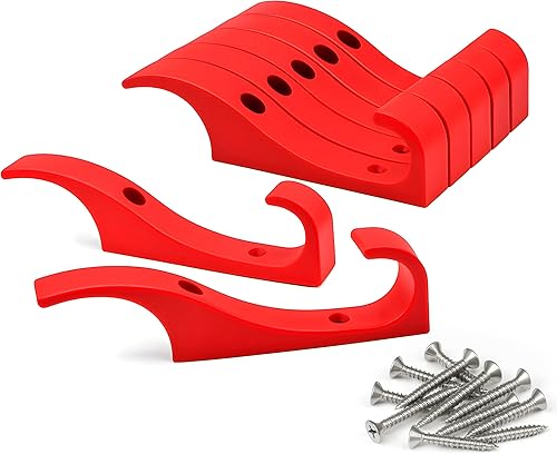 Miniatura 8 de Toughook Ganchos resistentes para colgar abrigos, chaquetas, mochilas, sombreros de béisbol, ganchos de color arcoíris montados en la pared para