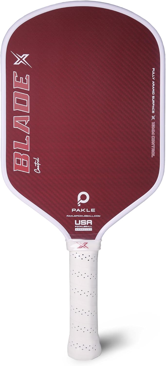 Pro Aramid Fiber Pickleball Paddles, USAPA Approved Pickleball Thermoformed Racket, Premium Aramid Fiber& Carbon Fiber Surface, 13mm Power & 16mm Control