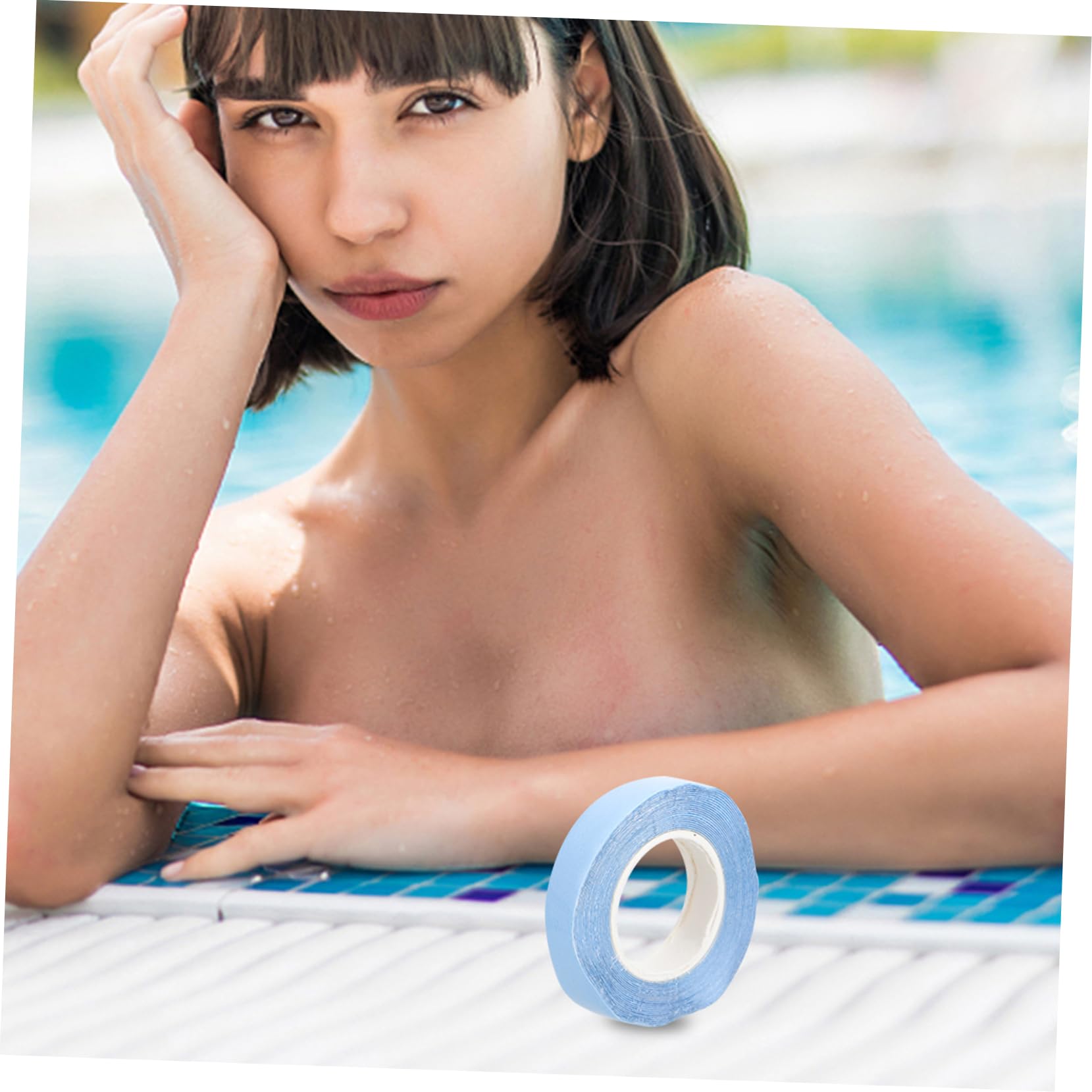 NOLITOY 2 Rolls Hair Extension Tape Double Sided Wig Supply Adhesive Tape for Hairline