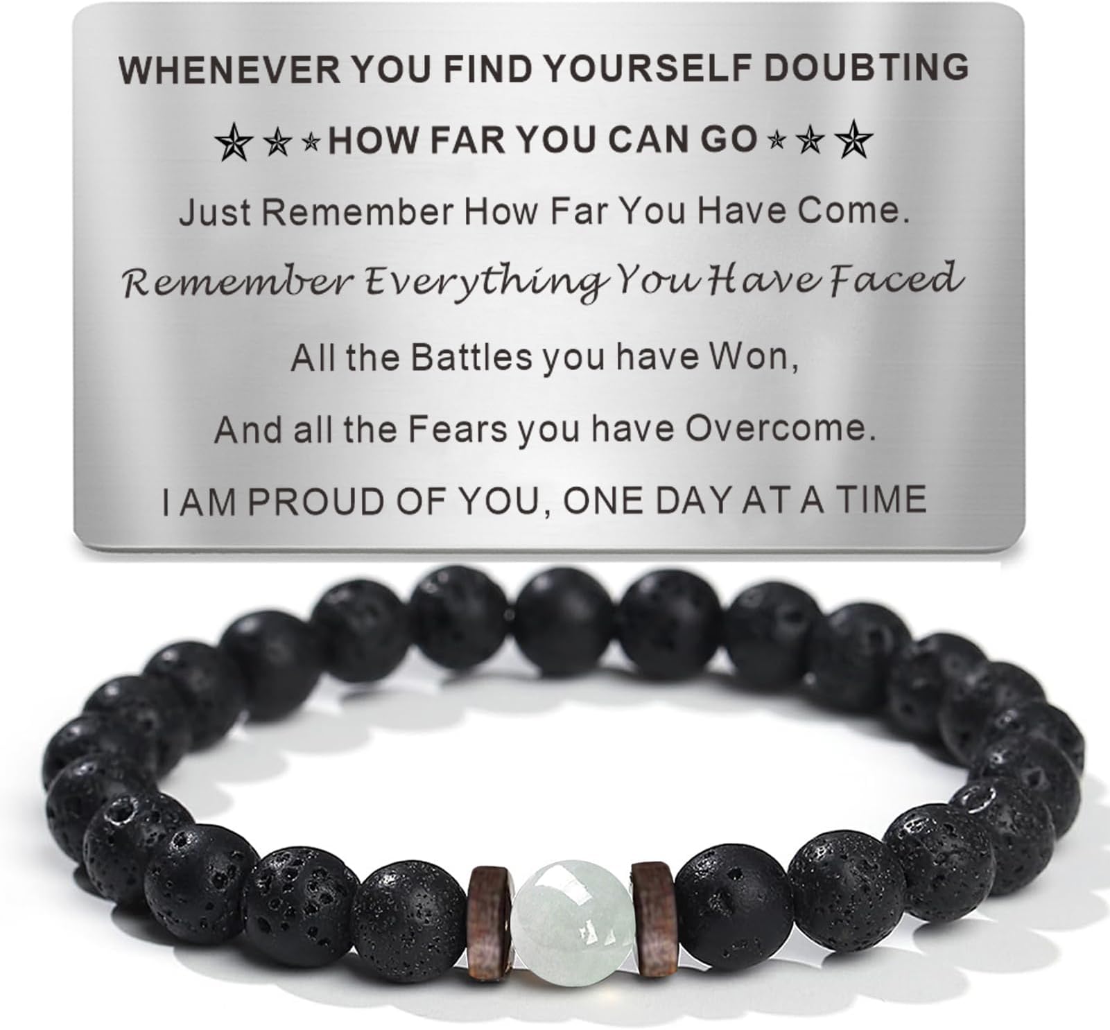 Sobriety Gifts for Men Women Sober Anniversary Month & Year NA Recovery Addiction Gifts Alcoholics Anonymous Milestone AA Cards Beaded Bracelets Valentines Day Easter Christmas Gifts for Him