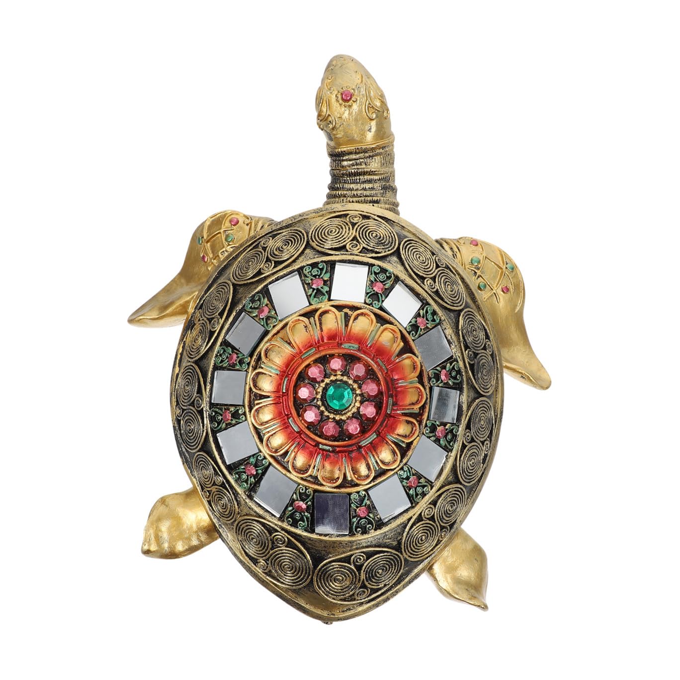 Sculpture de tortue en résine MAGICLULU pour décoration de bureau