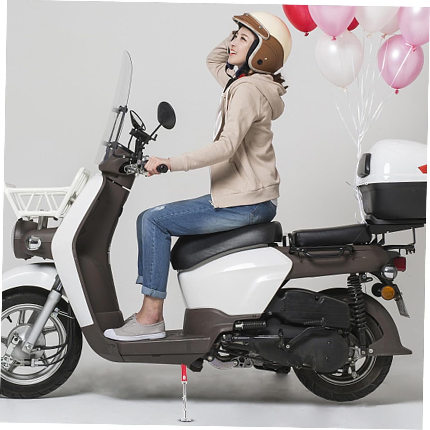 Metal Motorcycle Kickstand Side Stand Support for Electric and Motorcycles Stable Parking Safety Accessory