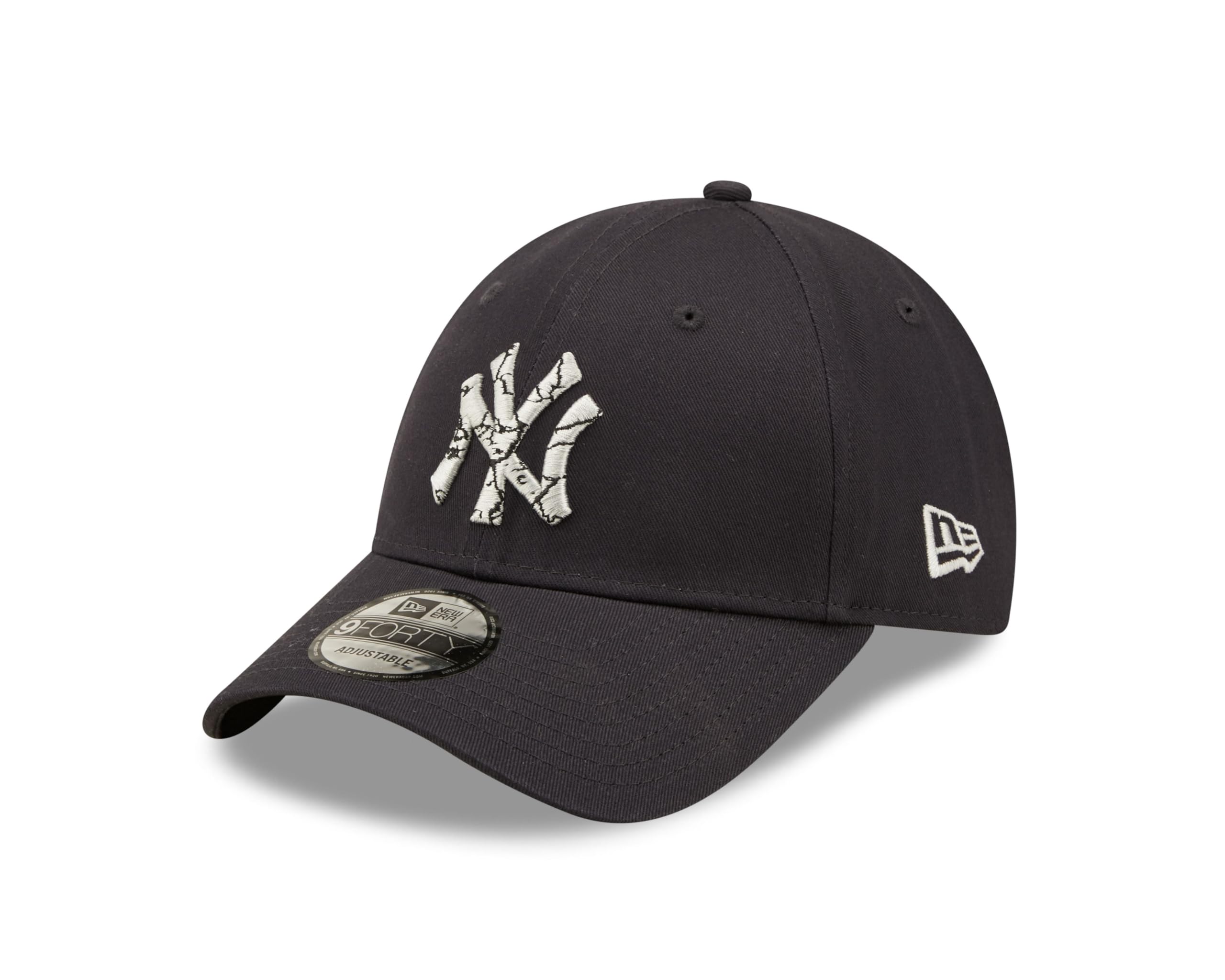 New Era New York Yankees MLB Baseball Cap Marbled Team Logo 9Forty Cap hat Adjustable Blue