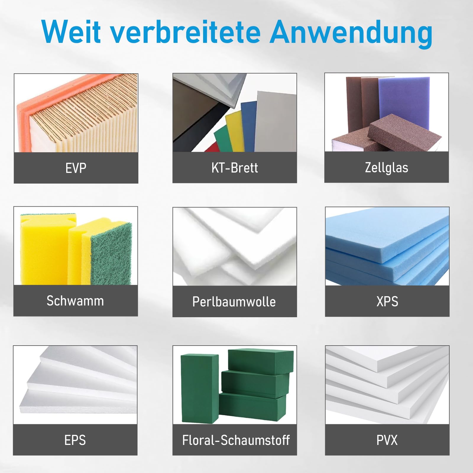 Styroporschneider Heißdrahtschneider Kits mit Digitalem Spannungsregler,Hot Elektrischer Styropor Schneider,100-240V/18W Heiß-styroporschneider für Schnittkanten Kunststoffe & styropor (Schwarz)