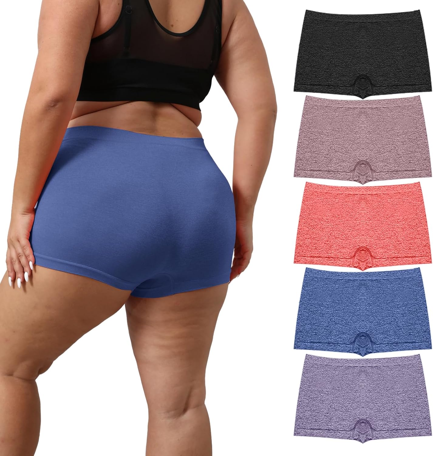 Cotton Boxers For Women POKARLA Womens Underwear Cotton Boxer