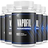 (5 Pack) Vapofil Capsules, Official Vapofil Pills with All Natural Ingredients, Advanced Vitamin Supplement Pills Supporting Activity Health and Wellness, Max Strength Formula (300 Capsules)