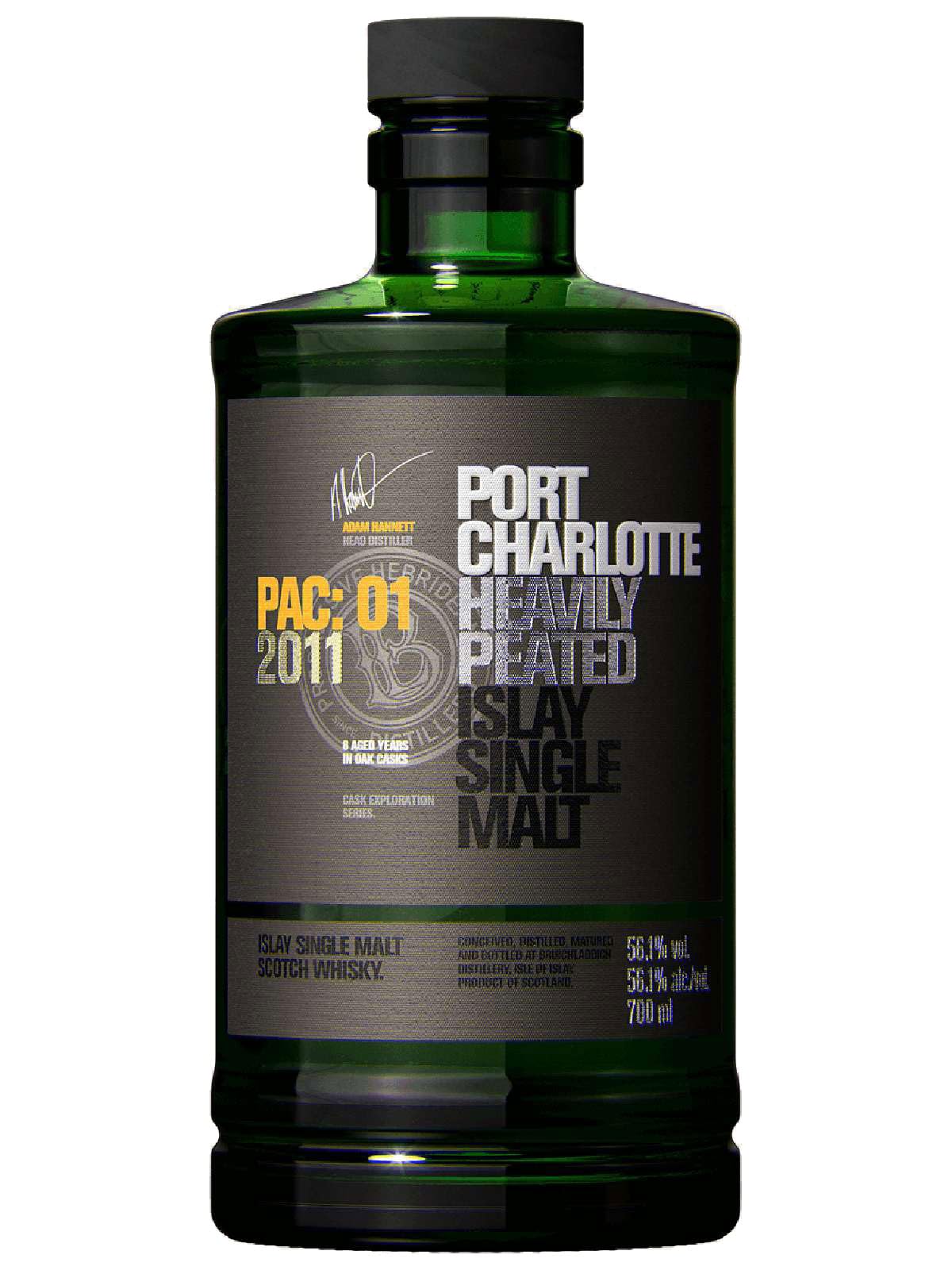 Port Charlotte PAC:01 Heavily Peated Islay Single Malt 56,1% in Tinbox Whisky (1 x 0.7 l)