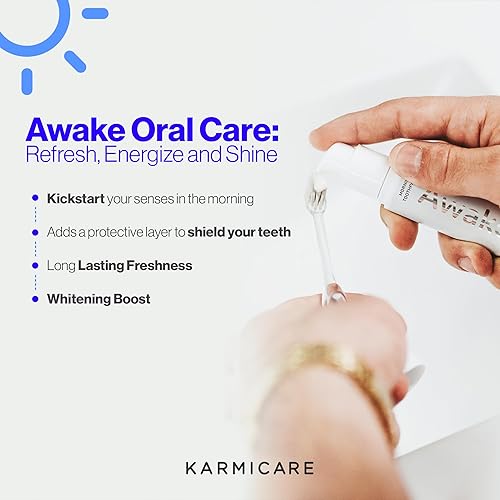 Miniatura 4 de KARMICARE Pasta de dientes nanohidroxiapatita cero sensibilidad rejuvenece la gingivitis y las encías. Refresca, prepara y blanquea diariamente.