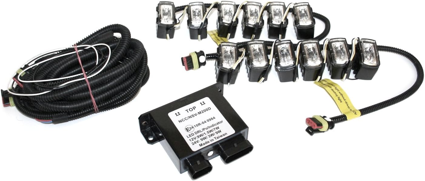 Nolden NCC Transformers Premium Daytime Running Lights Chrome Kit (5+5) 91000LO-5C.0