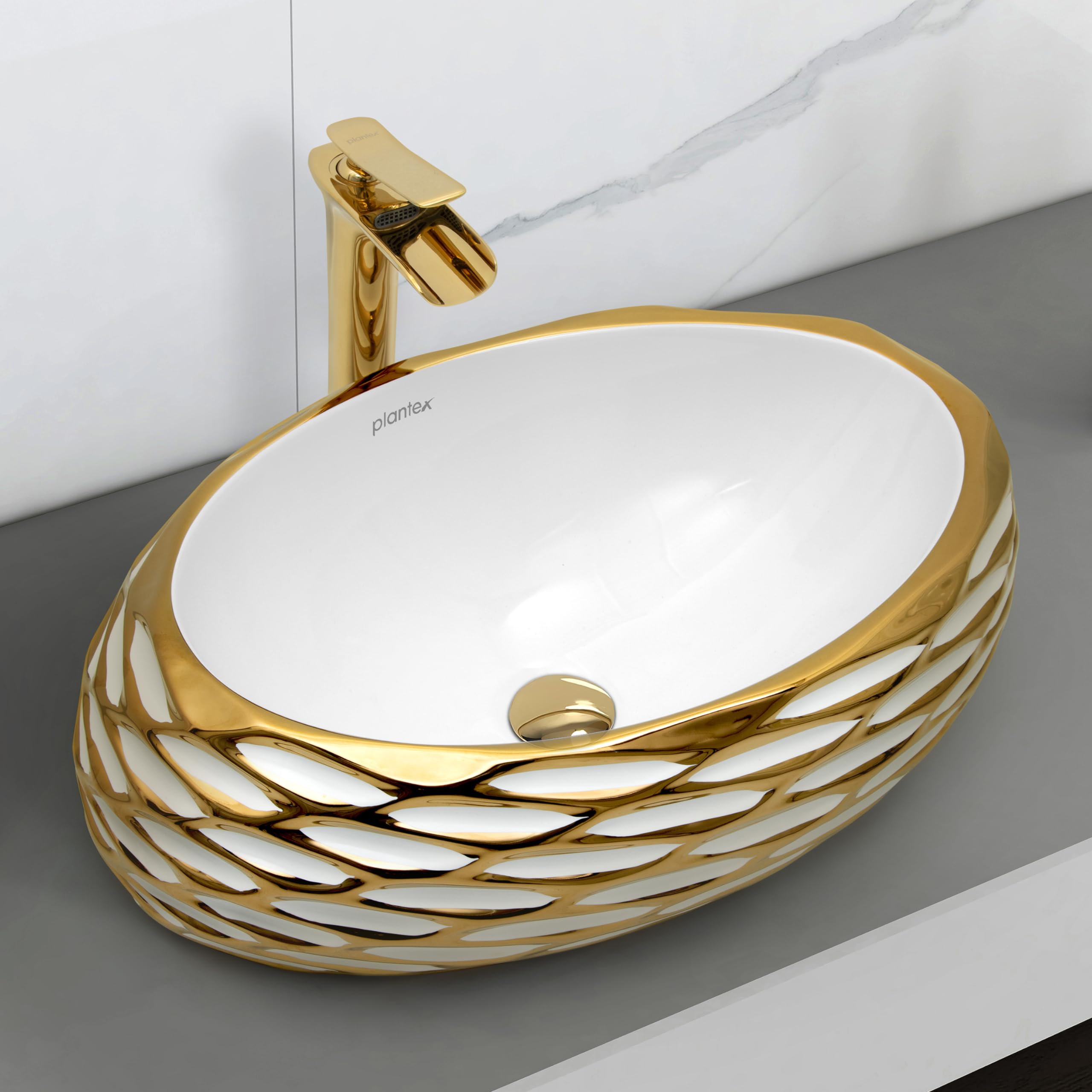 Plantex Ceramic Basin - Modern Bathroom Sink -12 Plantex Ceramic Basin - Modern Bathroom Sink -12