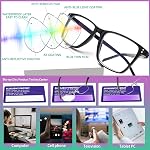 Lunettes de lecture pour femmes, dames Lecteurs d'ordinateur Bleu lumière Blocking Eyewear avec charnières de printemps
