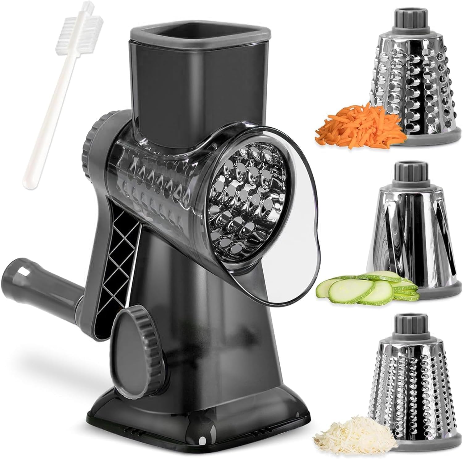 Râpe à fromage rotative pour préparer des gratins et salades en famille