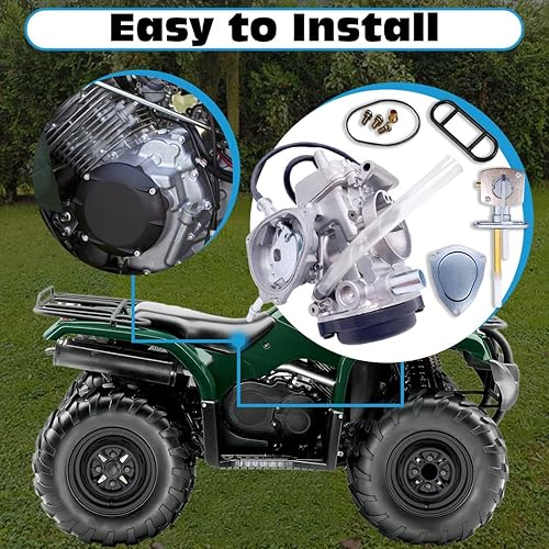 Miniatura 6 de Nuevo carburador para Yamaha GRIZZLY 350 YFM350 2007-2009 - Yamaha YFM350 BRUIN 2004-2006 - Yamaha YFM350 WOLVERINE 2006-2009