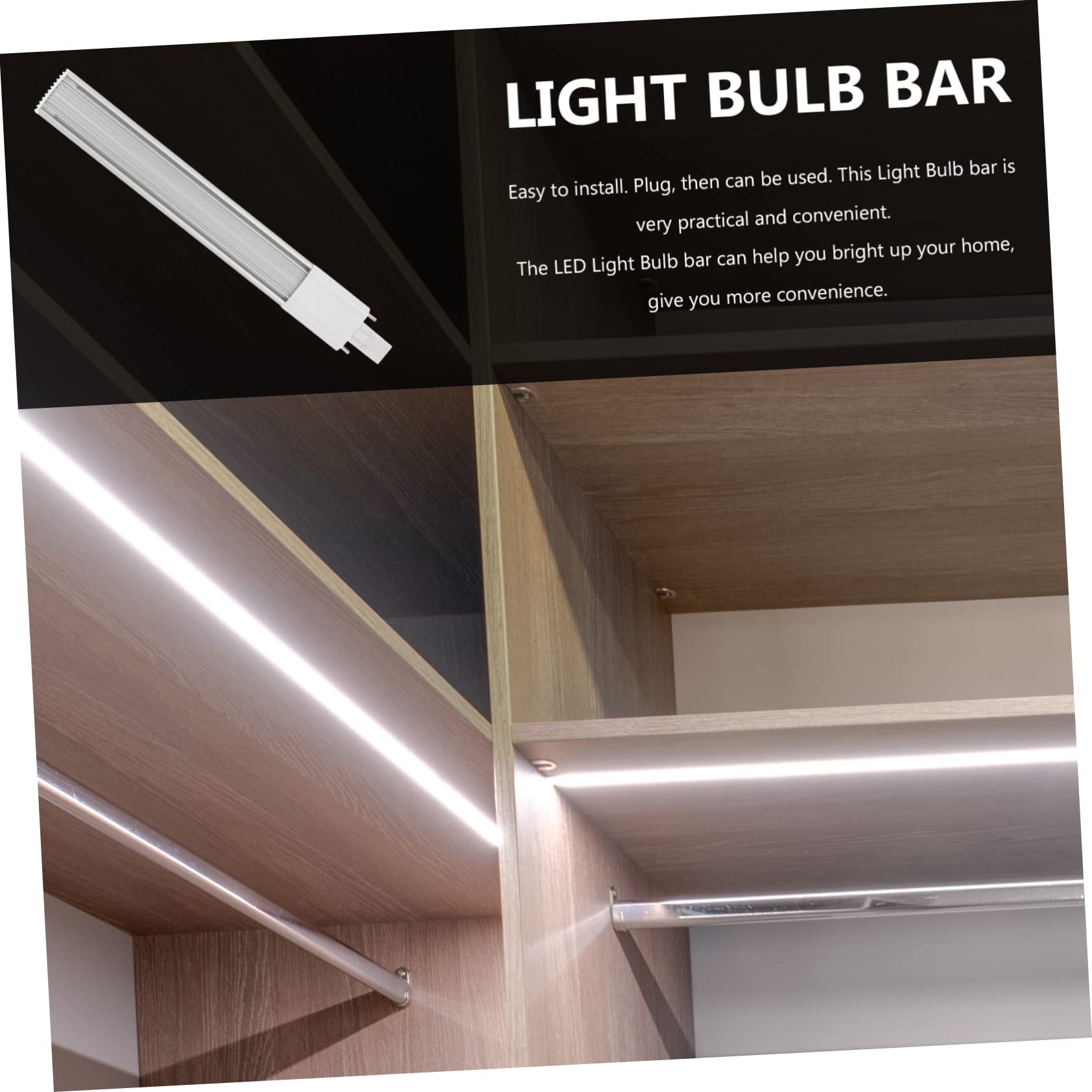 VILLCASE Lampadina a Tubo Piatto LED G23 8w 6000k Fredda Barra Luminosa per Casa Garage Cucina Corridoio, Sostituzione Lampadina Tubo a Bulbo 35 LED ad Alta Luminosità, Consumo Energetico