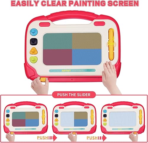 Miniatura 4 de Magnetic Drawing Board for Kids,Toys for 2 Year Old Girl,Doodle Board Writing Tablet for Toddlers 1-3, Toddler Travel Learning Toys, First Birthday