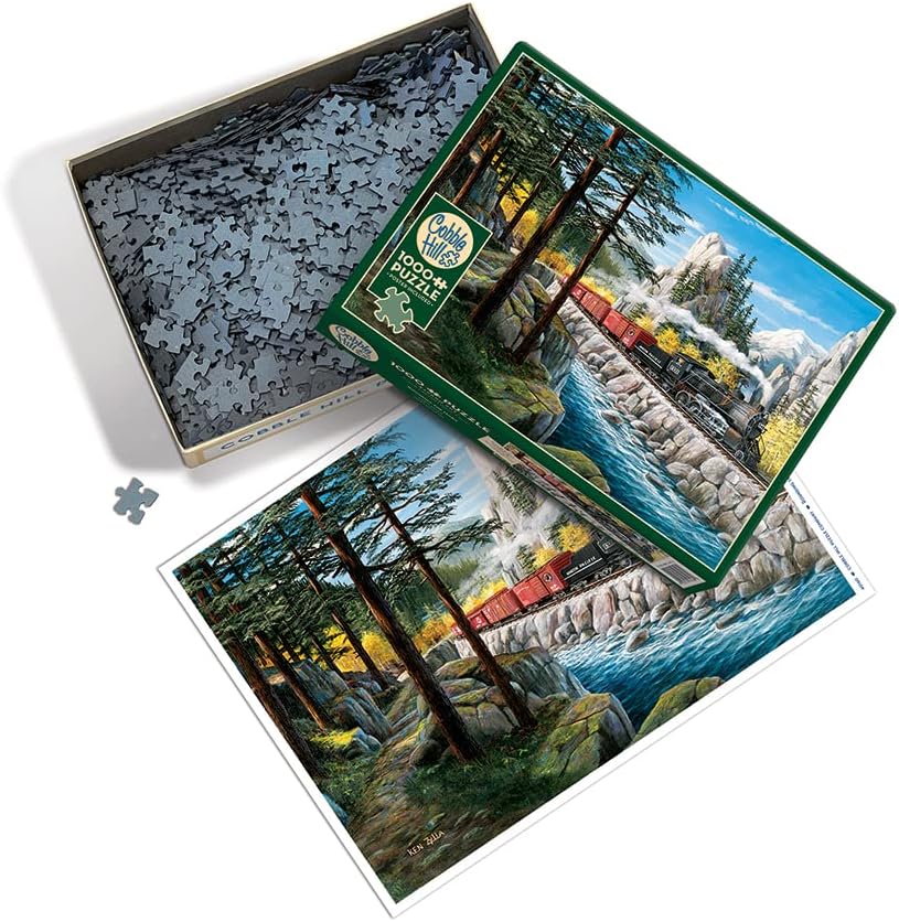 Miniatura 2 de Cobble Hill - Rompecabezas de 1000 piezas, redondeando el cuerno, póster de muestra incluido