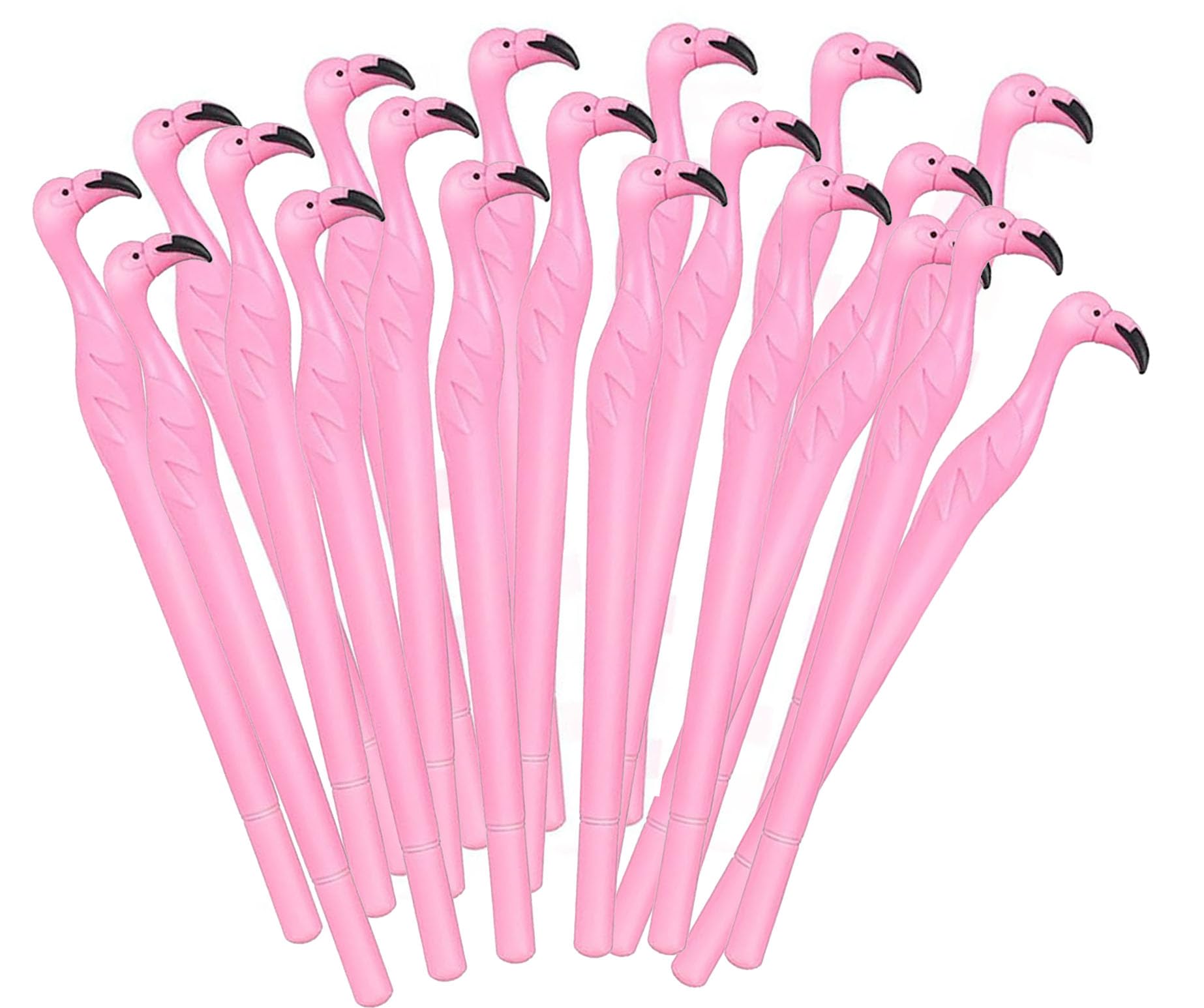 20pcs Flamingo Gel Ink Pens 0.5 mm Black Ink Novelty Pens for Child, Women, Coworkers Kids Office School Home Wedding Bridal Shower Students Teachers