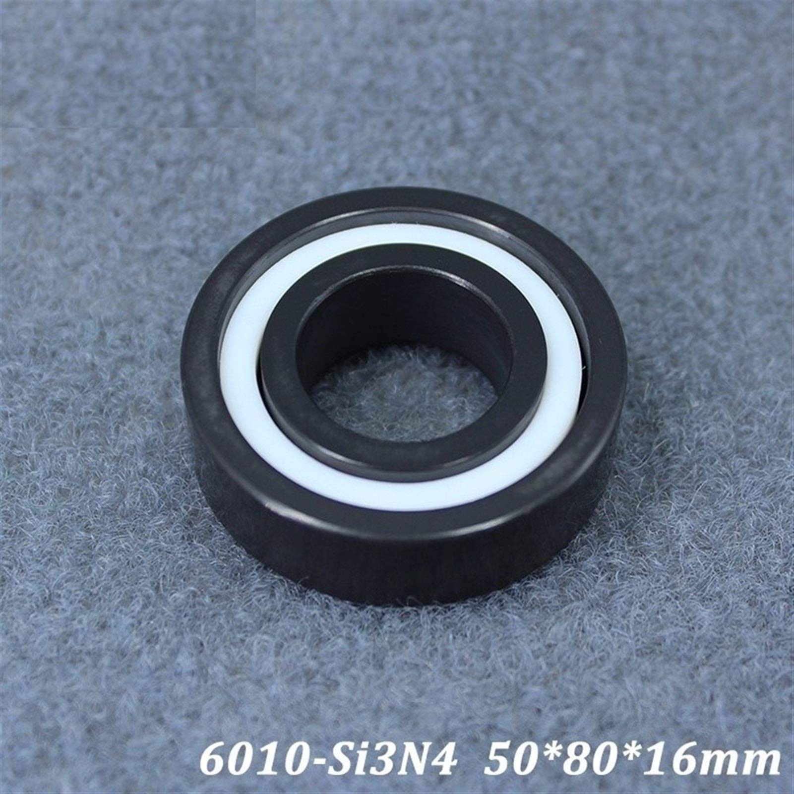 JIYAMI'EN EL-ZHOU 6010 6010CE Completa cojinete de cerámica (1 PC) Si3N4 Todo el Material de nitruro de silicio de cerámica rodamientos de Bolas 50 * 80 * 16 mm