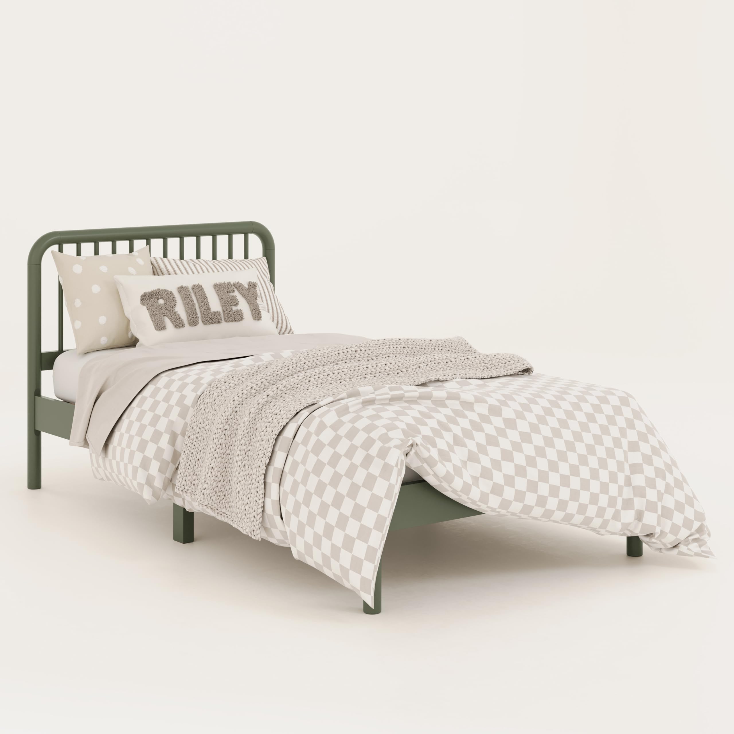Condition photo showing Good Condition for Storkcraft Next Porto Twin Bed (Natural) - GREENGUARD Gold Certified Fits Standard Twin Mattress, Sleek and Elegant Design, Easy to Assembly, Easy-to-Match Style