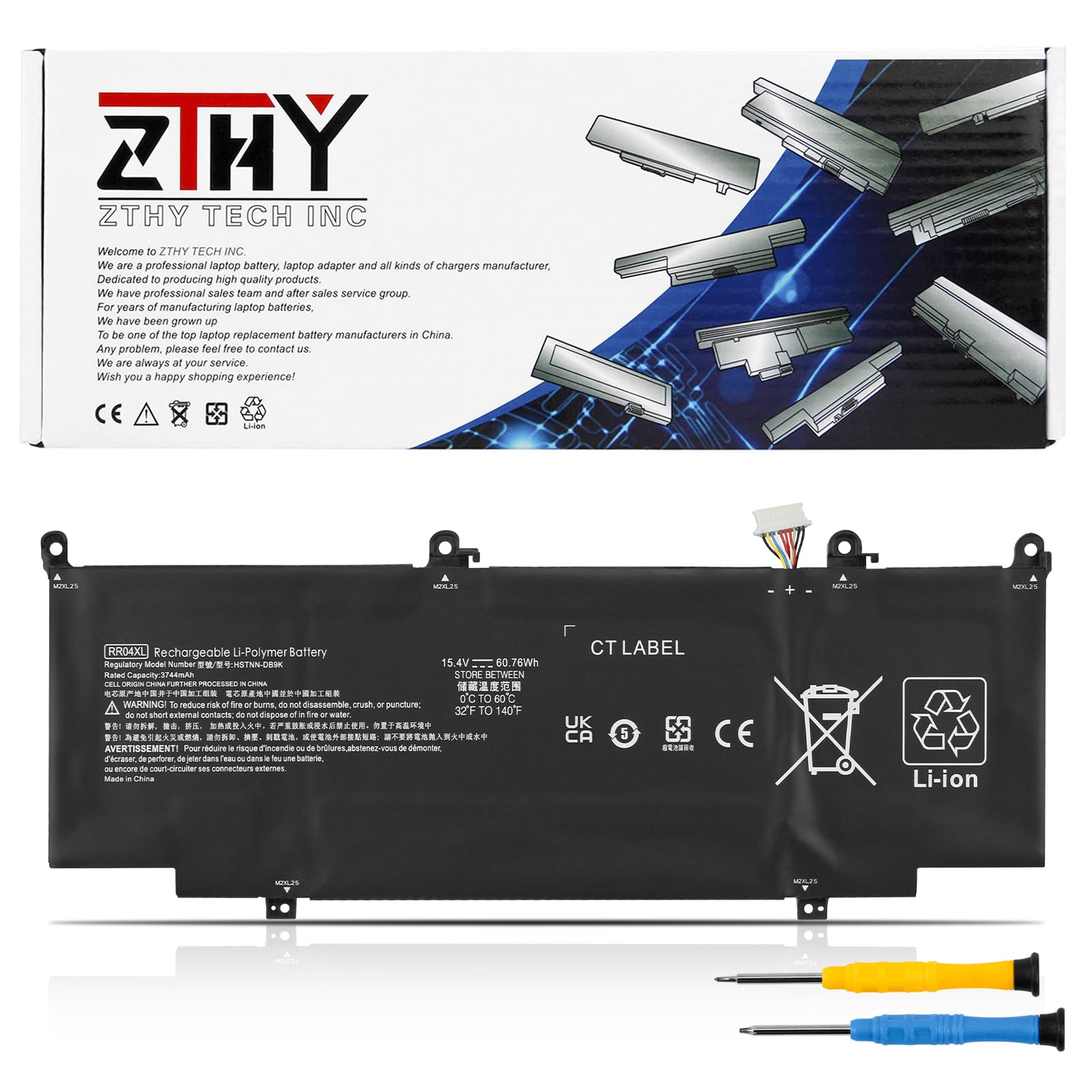 Amazon.com: RR04XL L60373-005 Laptop Battery Replacement for HP