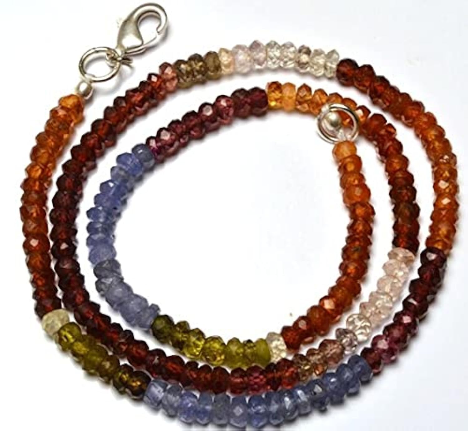 Garnet Faceted Rondelle Beads, fini les perles ternes avec ce grenat naturel brillant