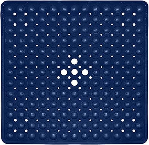 ENKOSI Tapete de ducha cuadrado para ducha interior  Tapete de ducha antideslizante para personas mayores  Tapete de ducha antideslizante para ducha