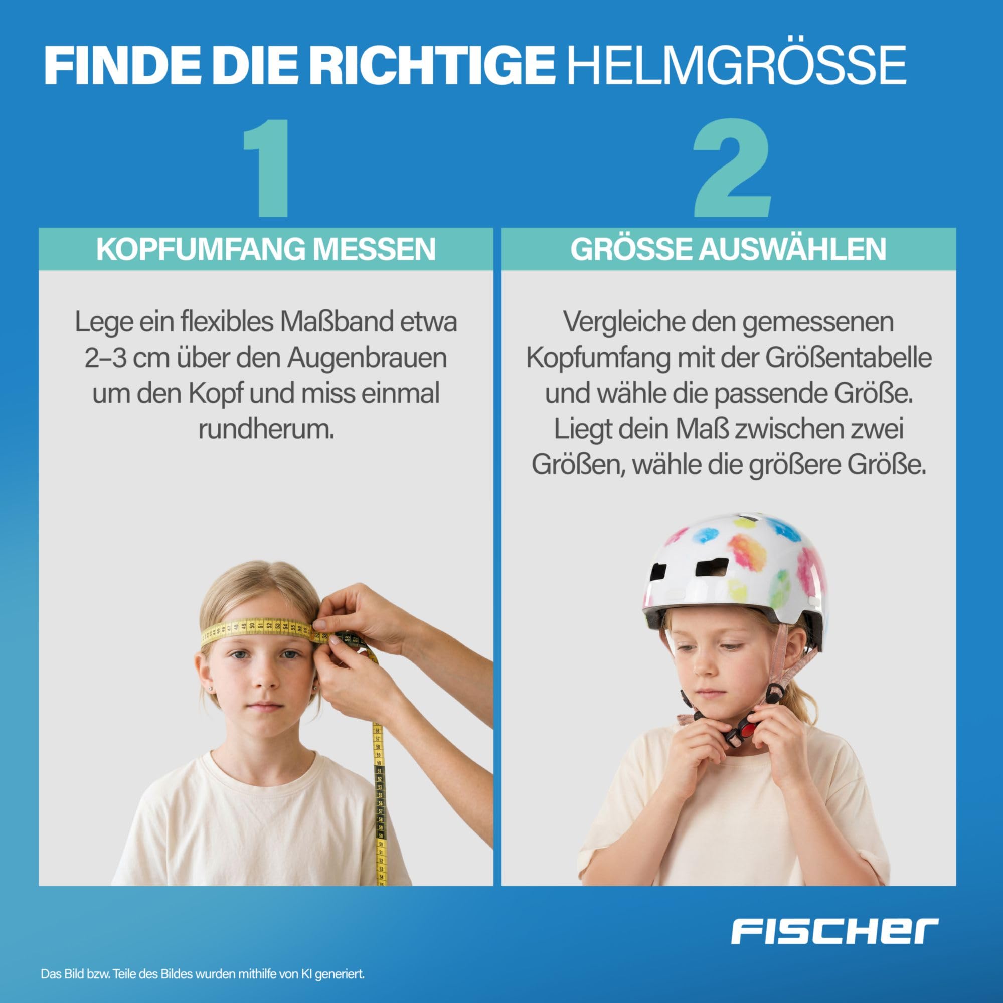 FISCHER BMX kask rowerowy, kask rowerowy Dirt Bike Plus Splash, XS/S, 48-54 cm, kolorowy, z wbudowanym tylnym światłem LED