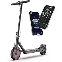 MAXSHOT Electric Scooter for Adults, 8.5/10/14" Tires, 19/22Mph, 350W/500W Motor, 21-28 Miles Range, Folding E-Scooter with Dual Suspension,APP Contro