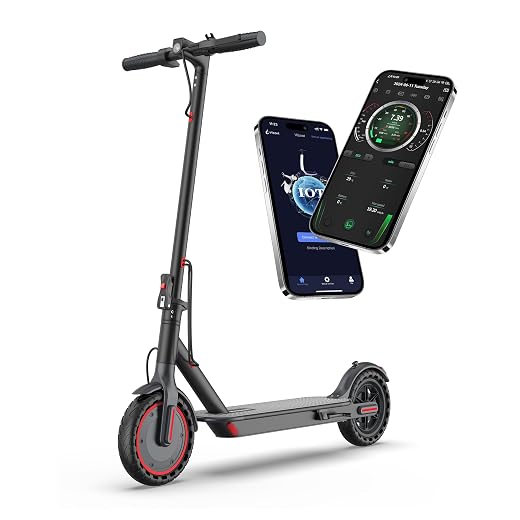 MAXSHOT Electric Scooter for Adults, 8.5/10/14" Tires, 19/22Mph, 350W/500W Motor, 21-28 Miles Range, Folding E-Scooter with Dual Suspension,APP Contro