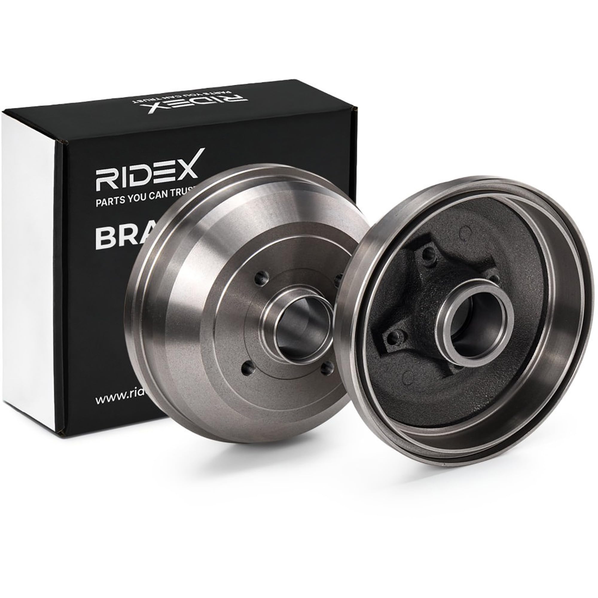 RIDEX 2x Tambour de frein Arrière Compatible avec OPEL Corsa C 3/5 portes X01 24401369 9004416 418000